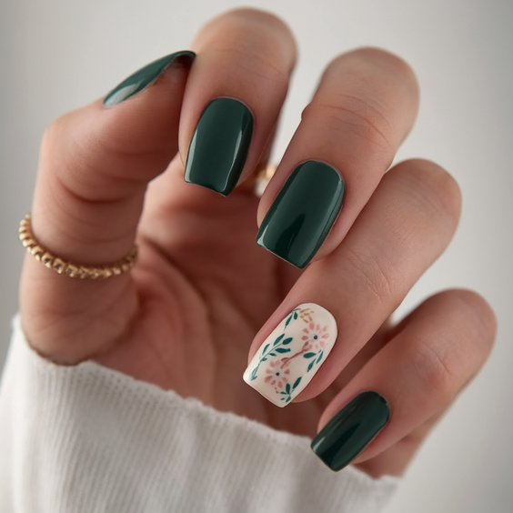 Fall Green Nails 2025 – 20 Stunning Manicure Ideas to Embrace Autumn’s Rich and Earthy Hues