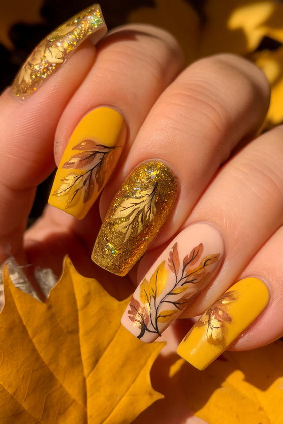 Fall Coffin Nail Designs 2025: Warm Tones, Leaf Art, and Luxe Finishes to Try This Season