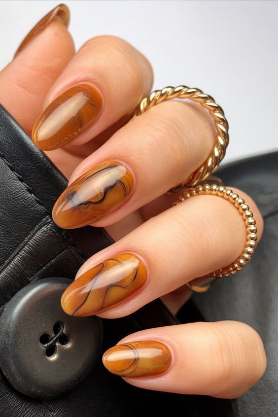 Stylish Round Fall Nails 2025: Trendy Seasonal Designs for Every Mood and Occasion