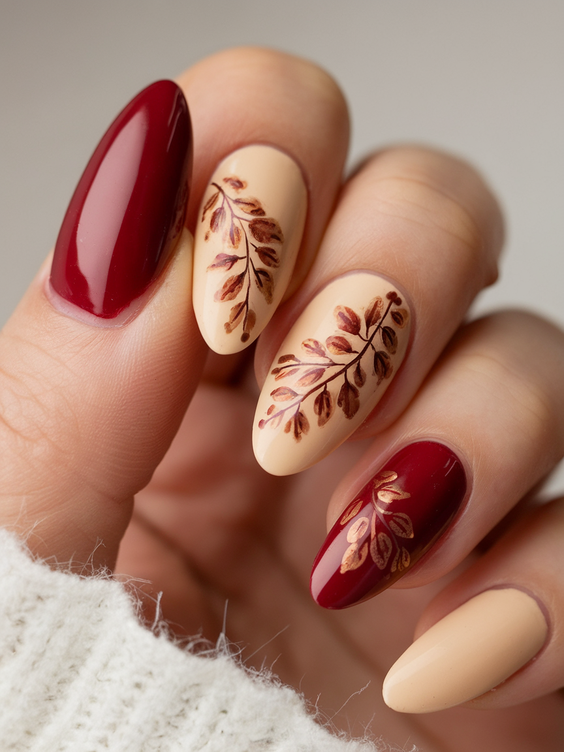 Trendy Fall Manicure 2025 Styles That Combine Seasonal Colors, Artistic Patterns, and Elegant Finishes