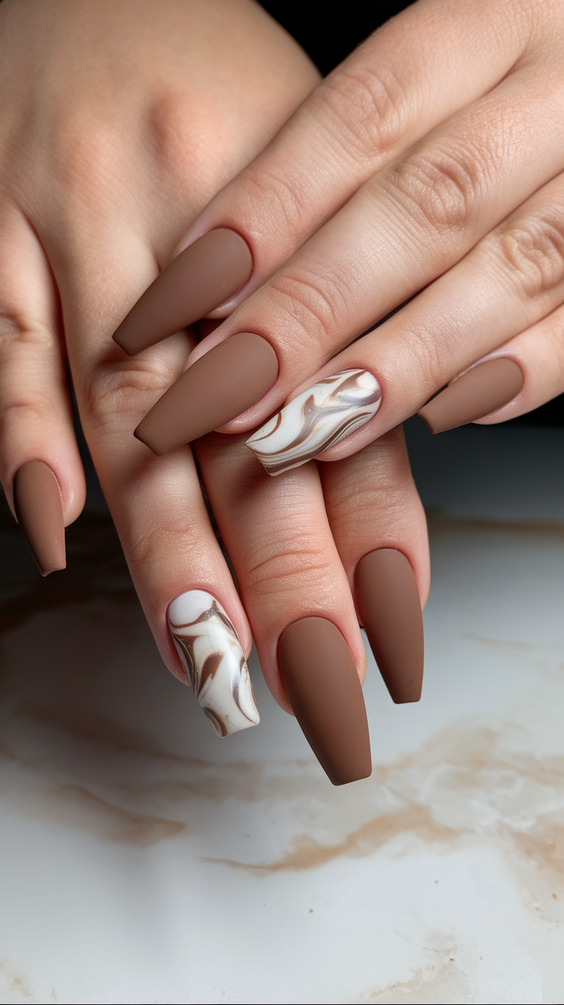 Elegant Designs for Fall Ballerina Nails 2025 That Embrace Gold, Matte, and Autumn Leaf Art