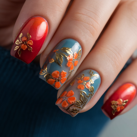Trendy Fall Manicure 2025 Styles That Combine Seasonal Colors, Artistic Patterns, and Elegant Finishes