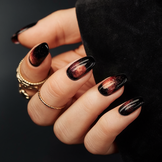 Stylish Fall Cat Eye Nails 2025 – Magnetic Designs That Will Elevate Your Autumn Look Instantly
