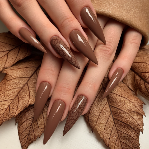 Fall Coffin Nail Designs 2025: Warm Tones, Leaf Art, and Luxe Finishes to Try This Season
