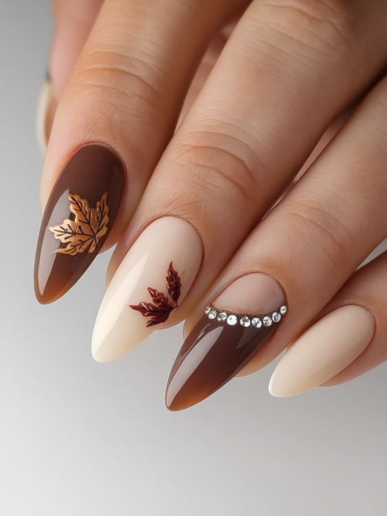 Trendy Fall Manicure 2025 Styles That Combine Seasonal Colors, Artistic Patterns, and Elegant Finishes