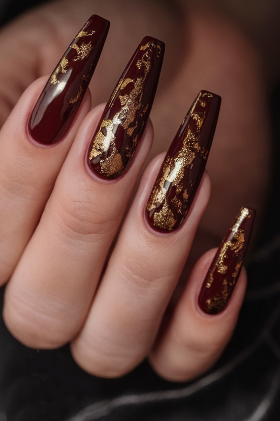 Fall Coffin Nail Designs 2025: Warm Tones, Leaf Art, and Luxe Finishes to Try This Season