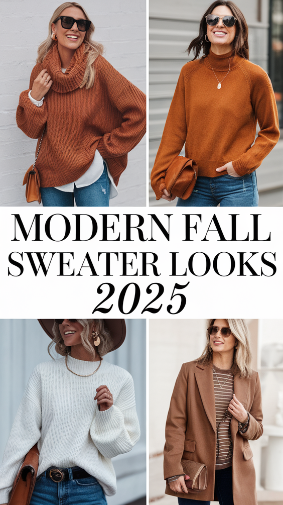 Stylish Fall 2025 Sweater Outfits to Copy Right Now for the Coziest and Chicest Cold-Weather Looks