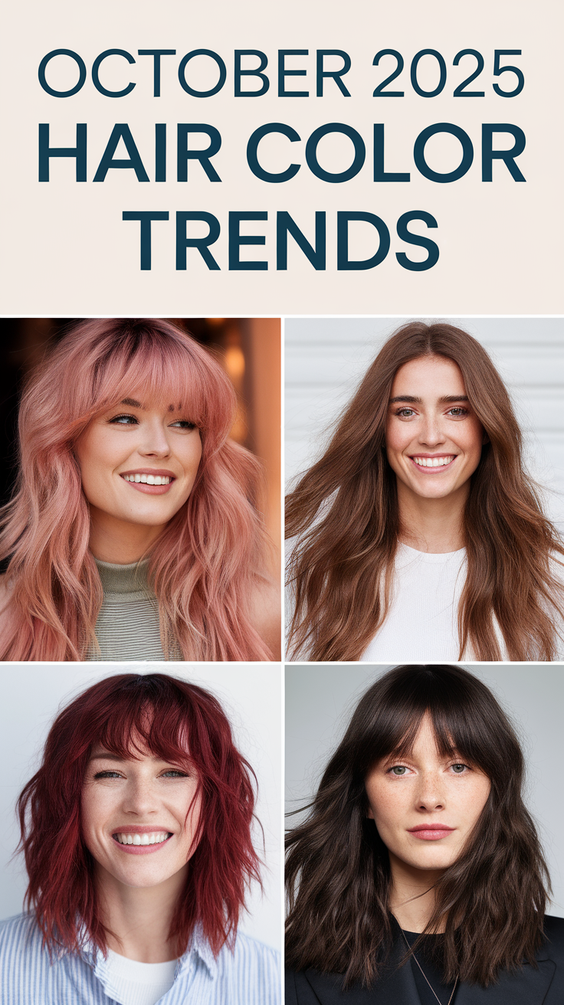 October 2025 Hair Color Inspo: 20 Fresh Styles to Try for Redheads, Blondes, Brunettes & Beyond