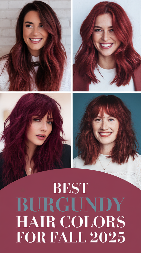 Autumn Burgundy Hair Color Trends for Fall 2025 That Define Seasonal Elegance and Rich Style