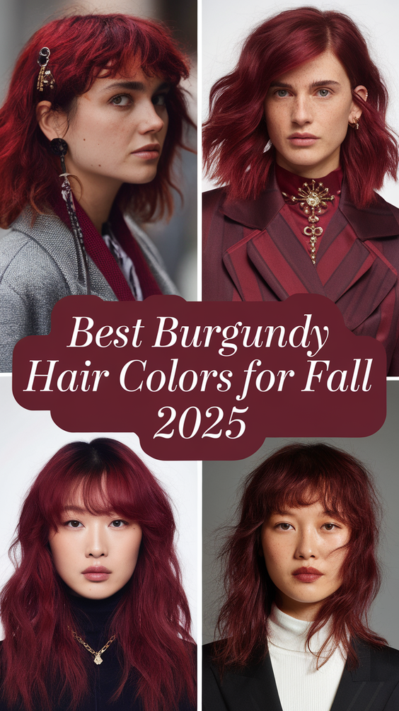 Autumn Burgundy Hair Color Trends for Fall 2025 That Define Seasonal Elegance and Rich Style