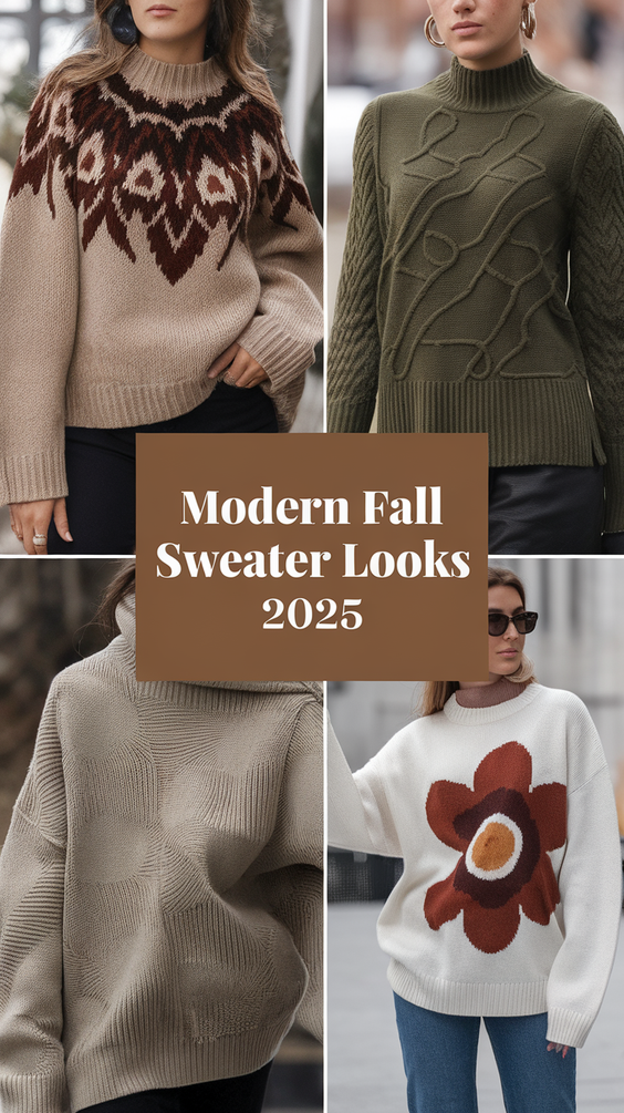 Stylish Fall 2025 Sweater Outfits to Copy Right Now for the Coziest and Chicest Cold-Weather Looks