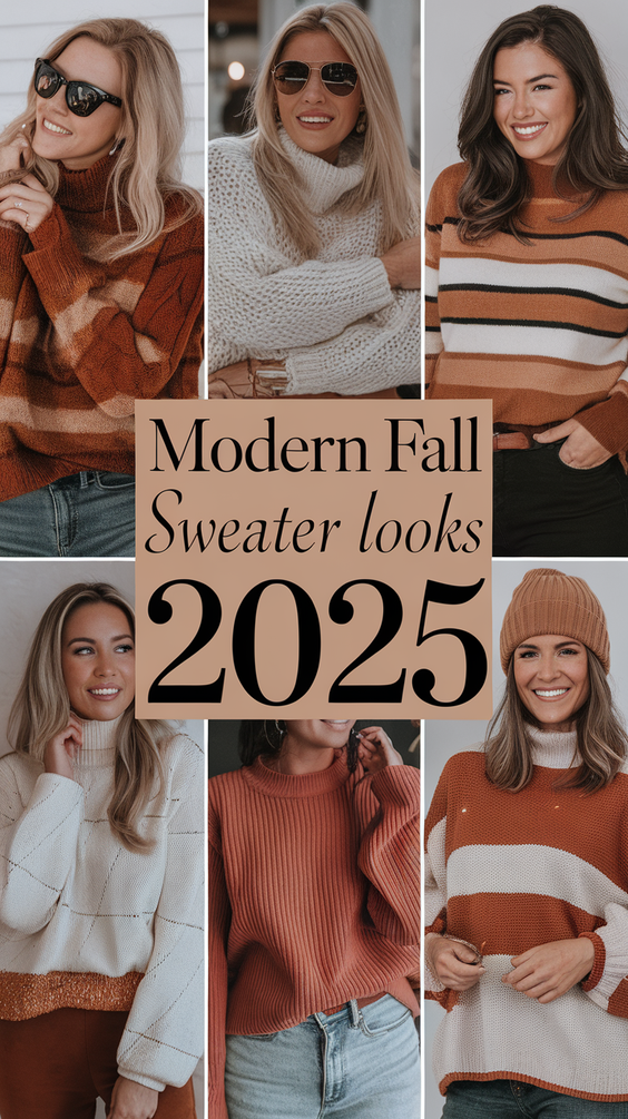 Stylish Fall 2025 Sweater Outfits to Copy Right Now for the Coziest and Chicest Cold-Weather Looks
