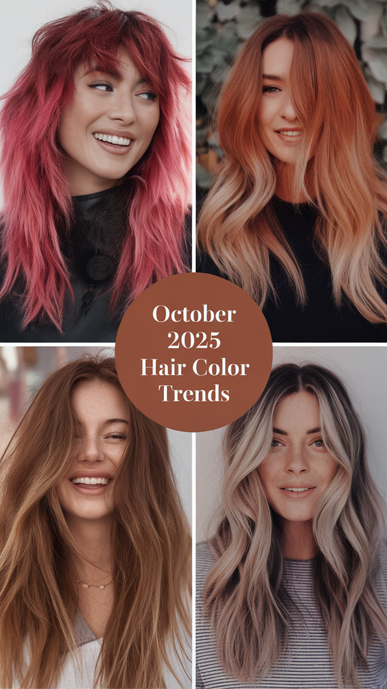 October 2025 Hair Color Inspo: 20 Fresh Styles to Try for Redheads, Blondes, Brunettes & Beyond
