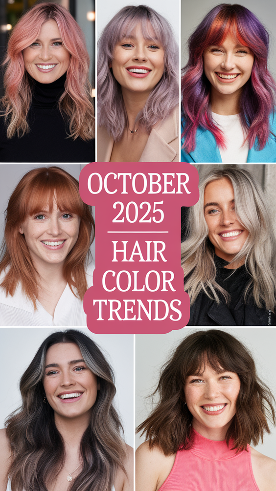 October 2025 Hair Color Inspo: 20 Fresh Styles to Try for Redheads, Blondes, Brunettes & Beyond