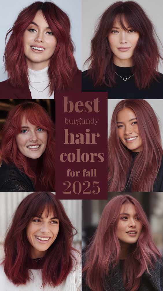 Autumn Burgundy Hair Color Trends for Fall 2025 That Define Seasonal Elegance and Rich Style