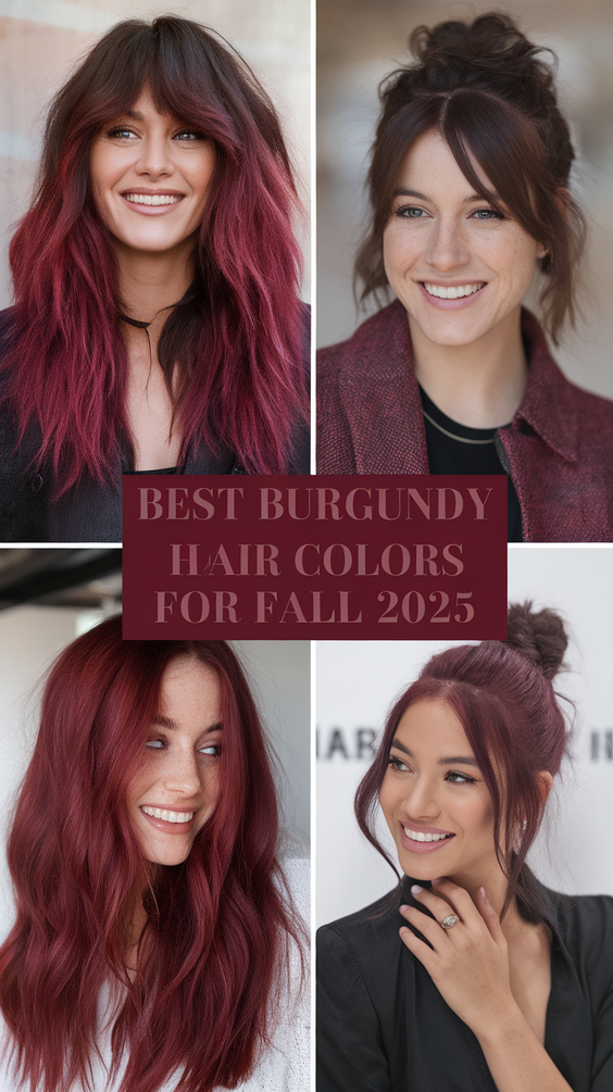 Autumn Burgundy Hair Color Trends for Fall 2025 That Define Seasonal Elegance and Rich Style