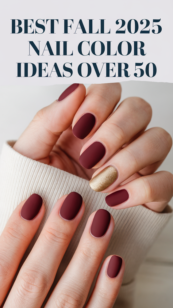 Best Fall Nail Color Ideas for Women Over 50 – 2025's Most Elegant and Age-Defying Designs