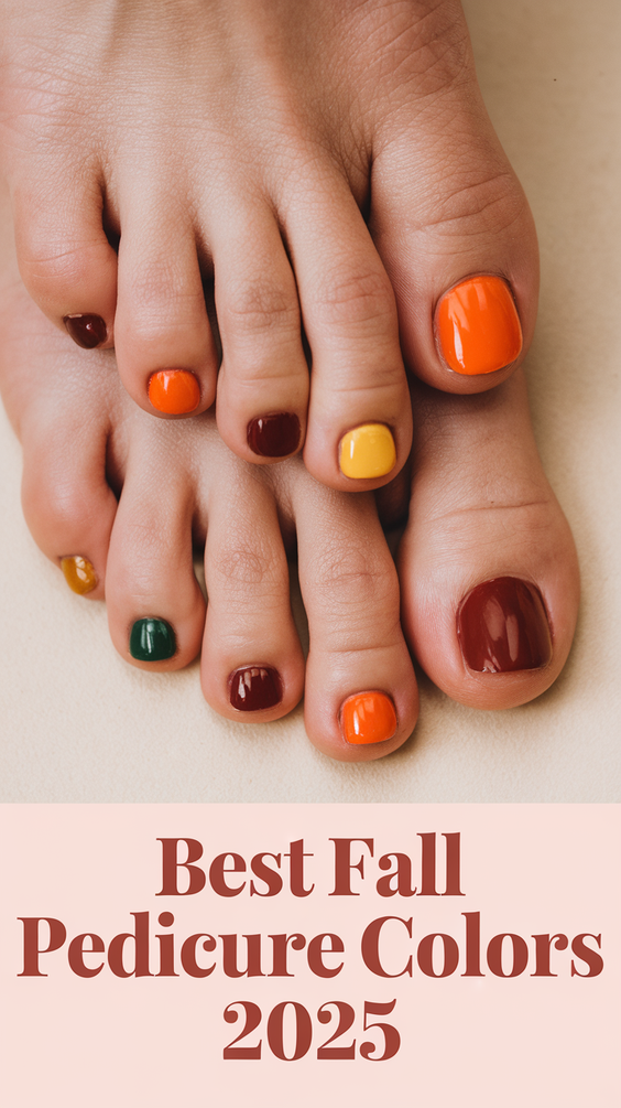 Creative Fall Pedicure Colors 2025: Bold, Elegant, and Stylish Ideas for Autumn Nail Inspiration