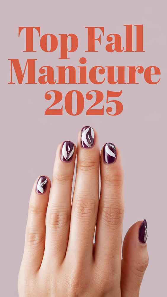 Trendy Fall Manicure 2025 Styles That Combine Seasonal Colors, Artistic Patterns, and Elegant Finishes