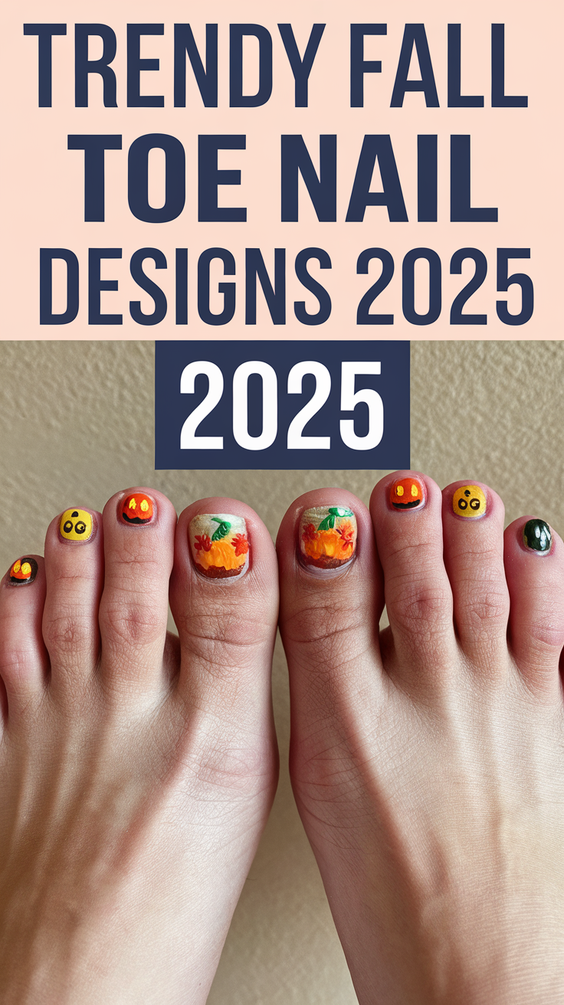 Trendy Fall Toe Nail Designs 2025: The Best Ideas for This Season’s Most Fashionable Pedicures