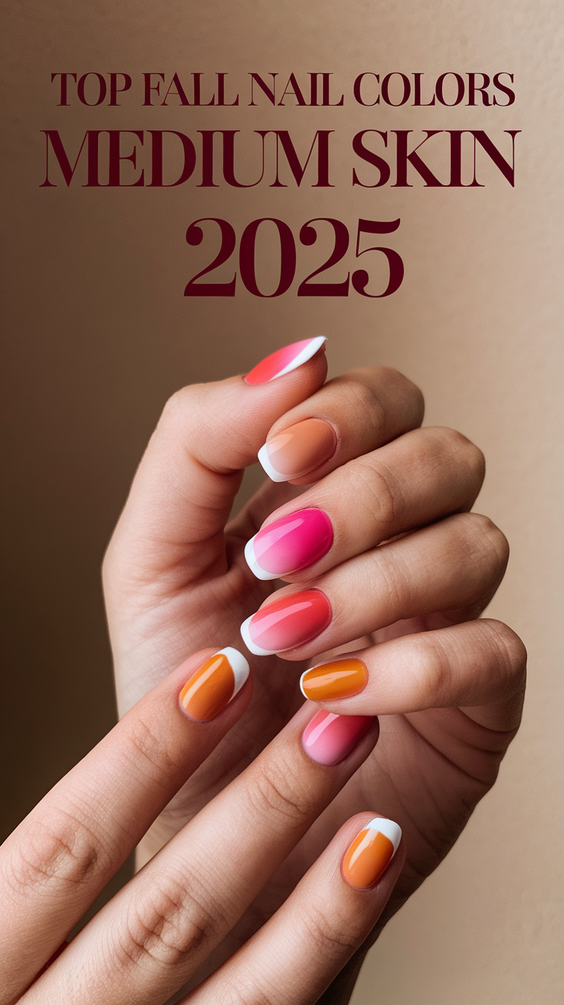 Fall Nail Colors for Medium Skin 2025: Stunning Designs for Brunettes, Blondes & Every Tone