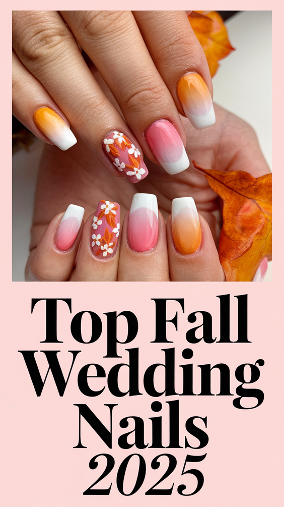 Fall Wedding Nails 2025: 20 Stunning Ideas to Elevate Your Autumn Bridal Look with Seasonal Flair