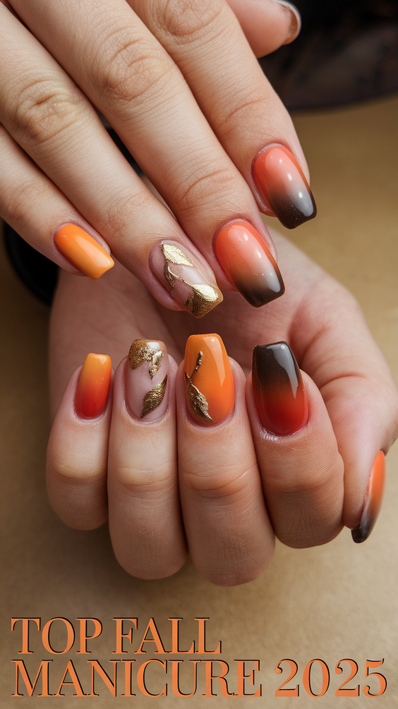 Trendy Fall Manicure 2025 Styles That Combine Seasonal Colors, Artistic Patterns, and Elegant Finishes