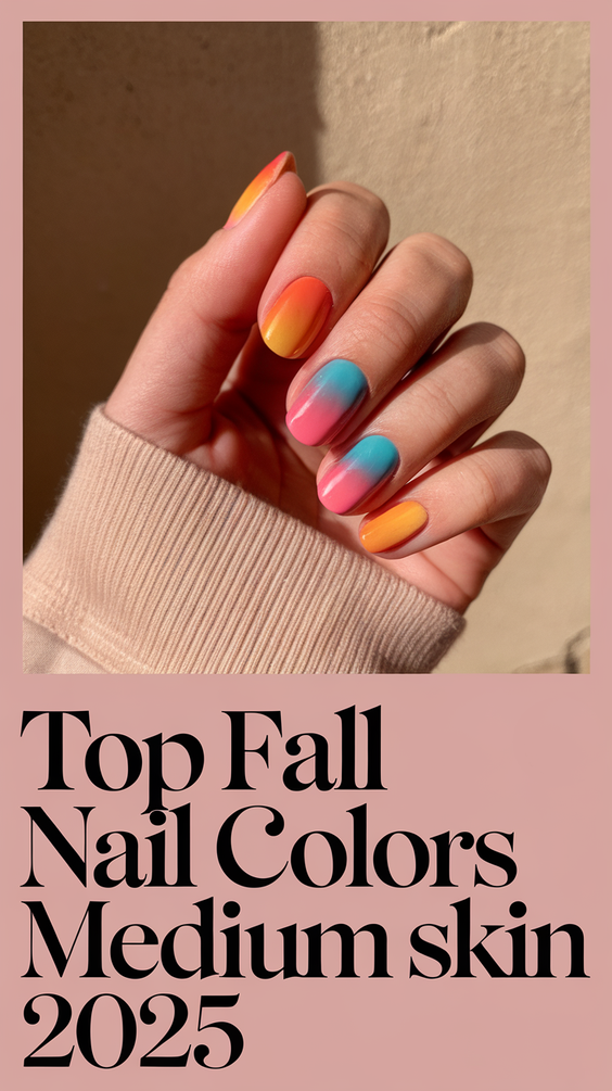 Fall Nail Colors for Medium Skin 2025: Stunning Designs for Brunettes, Blondes & Every Tone
