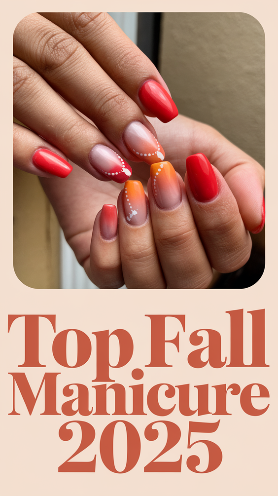 Trendy Fall Manicure 2025 Styles That Combine Seasonal Colors, Artistic Patterns, and Elegant Finishes