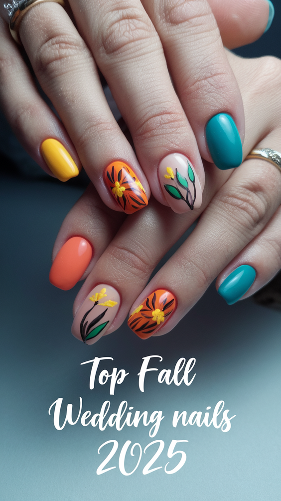 Fall Wedding Nails 2025: 20 Stunning Ideas to Elevate Your Autumn Bridal Look with Seasonal Flair
