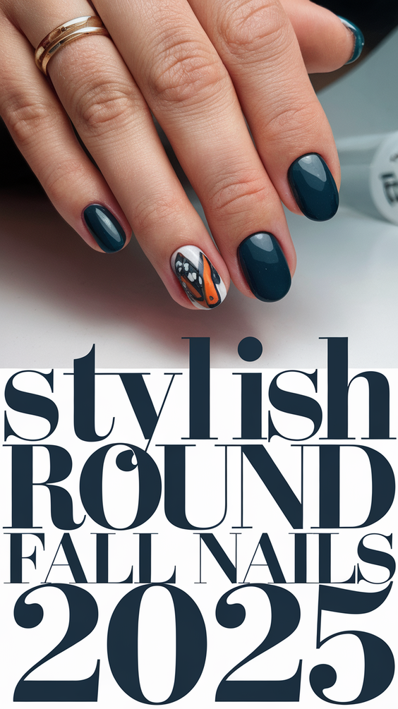 Stylish Round Fall Nails 2025: Trendy Seasonal Designs for Every Mood and Occasion