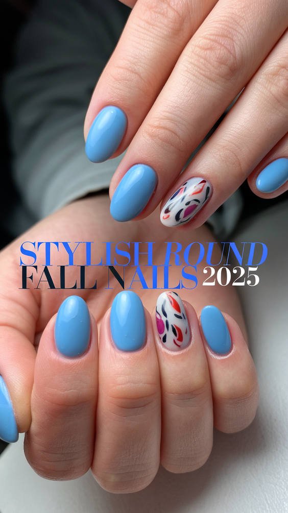 Stylish Round Fall Nails 2025: Trendy Seasonal Designs for Every Mood and Occasion
