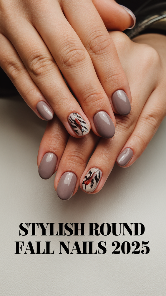 Stylish Round Fall Nails 2025: Trendy Seasonal Designs for Every Mood and Occasion
