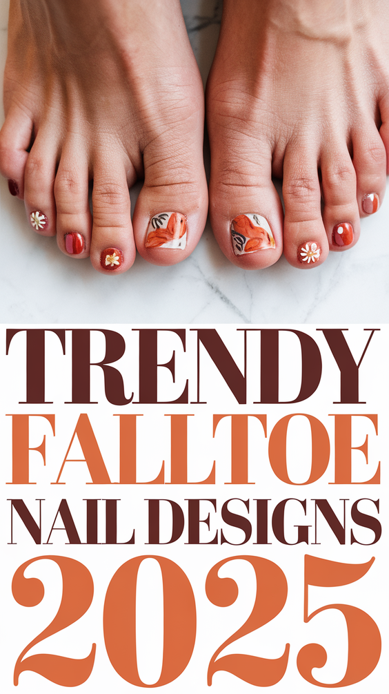 Trendy Fall Toe Nail Designs 2025: The Best Ideas for This Season’s Most Fashionable Pedicures