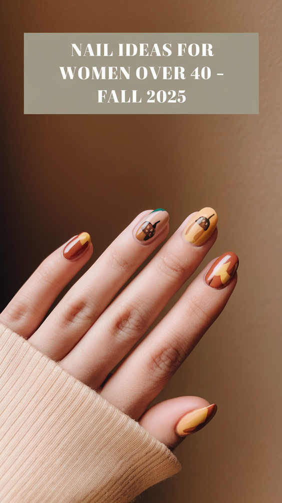 Fall Nail Color Ideas for Women Over 40 That Celebrate Autumn Elegance and Timeless Sophistication