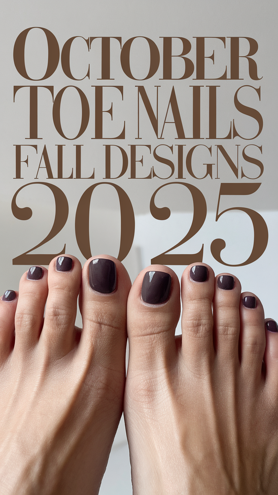 Fall Toe Nails for October 2025: 20 Stylish Ideas with Designs, Colors, and Halloween-Inspired Looks