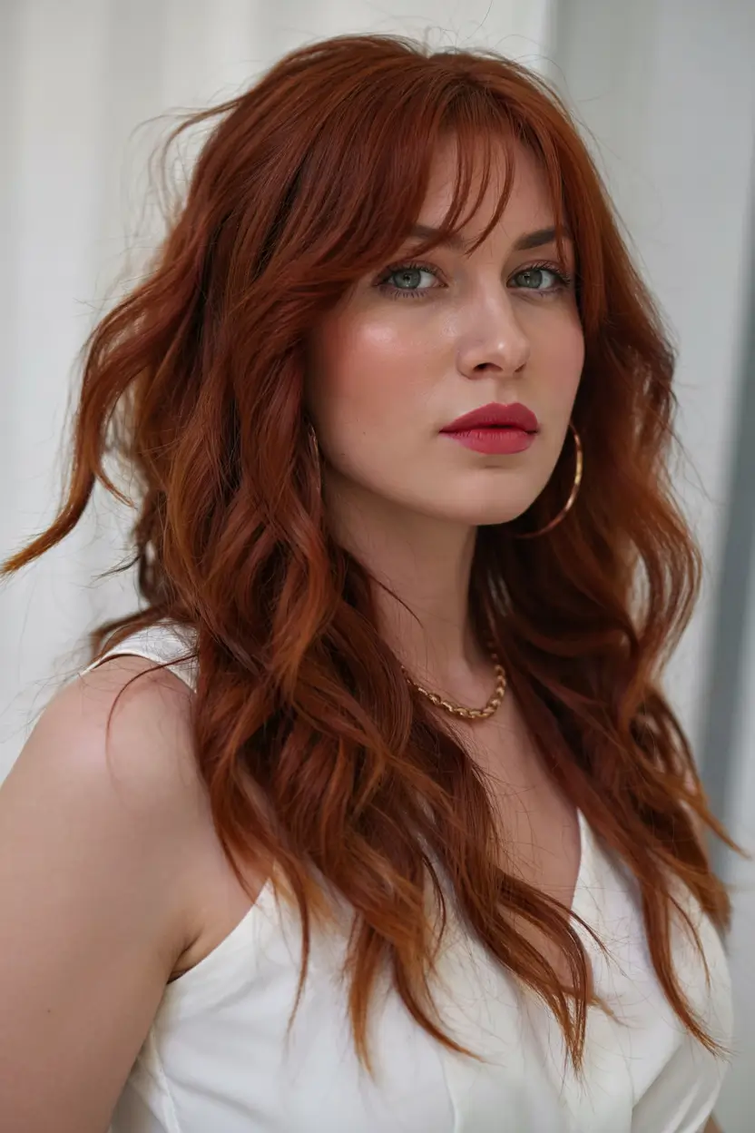 Auburn Winter Hair Colors 2025–2026 Trends Classic Copper Auburn Elegance