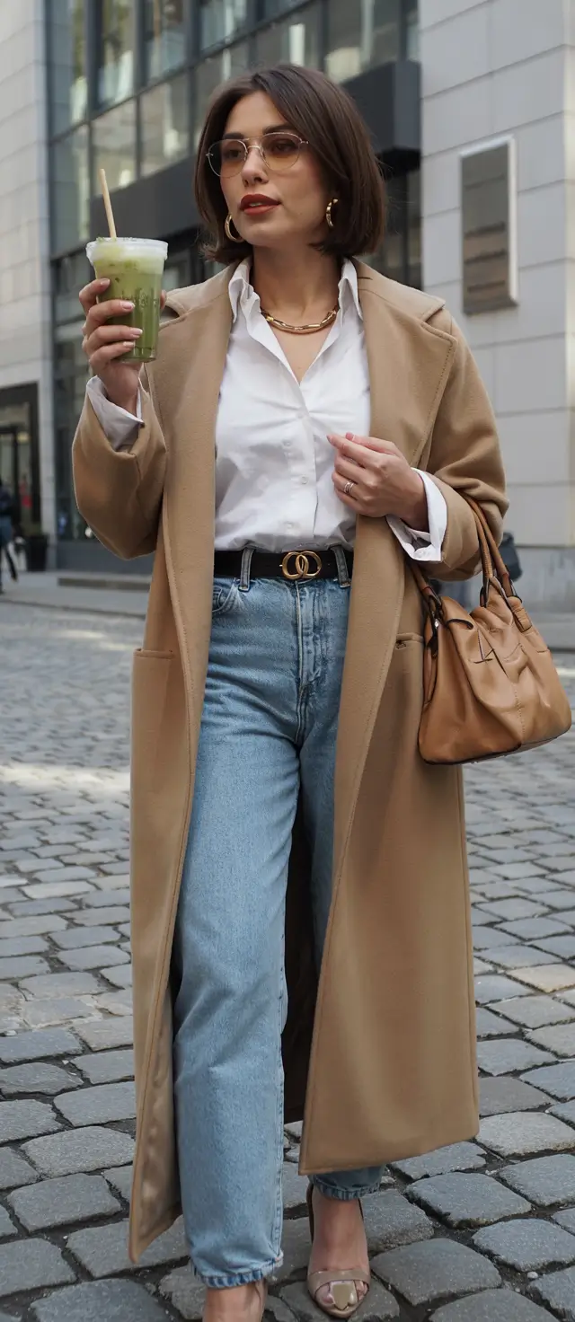 classy winter outfits Smart Mix of Casual and Office Vibes