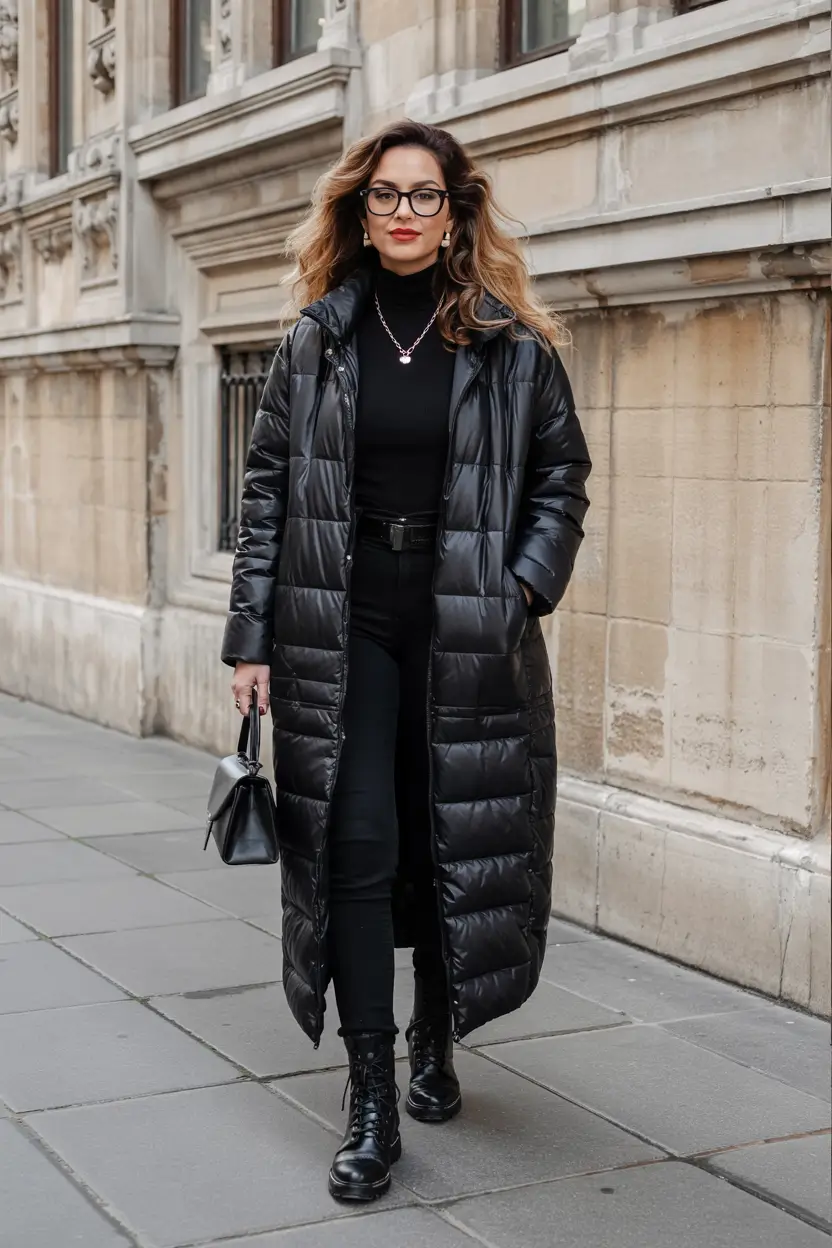 Comfy Winter Outfits Monochrome Black Done Right