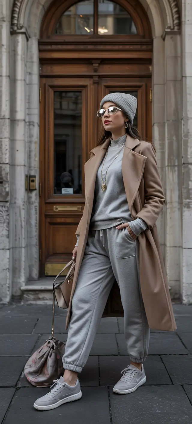 Comfy Winter Outfits 2025 Neutral Tones for a Cozy City Walk