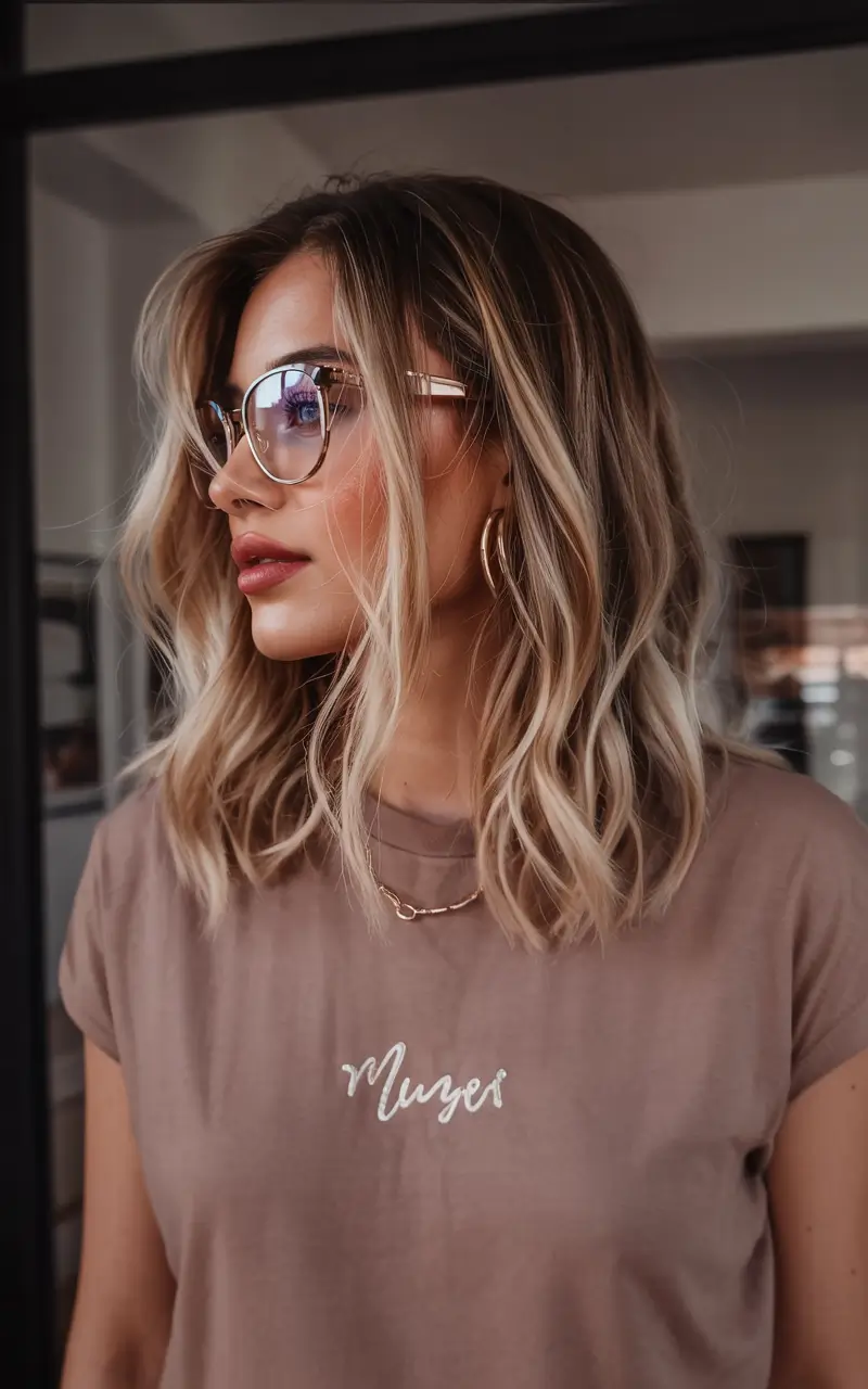 cute winter haircuts Textured Blonde Bob with Effortless Edge