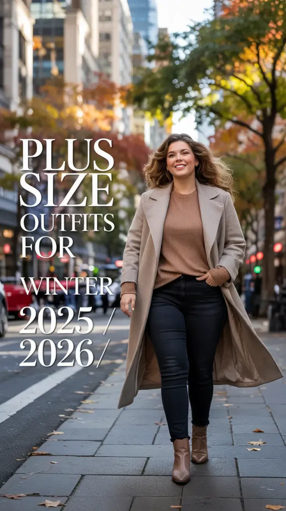 Plus Size Outfits for Winter 2025 / 2026 – Casual, Dressy & Work Inspiration