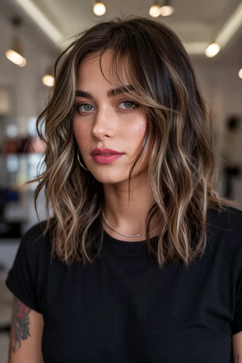 Trending Hair Colors Winter 2025–2026 Cool-Toned Mushroom Brunette