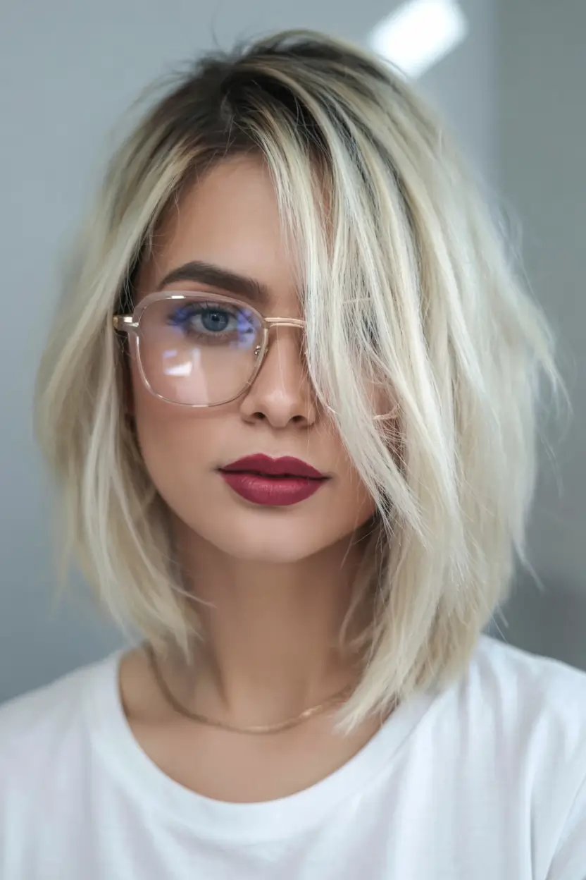 Trending Hair Colors Winter 2025–2026 Platinum Icy Edge