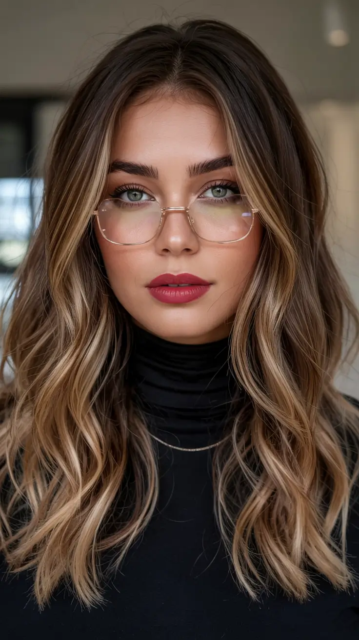 Winter Balayage Hair Colors 2025–2026 Trends Soft Ombre Balayage on Medium Length Hair