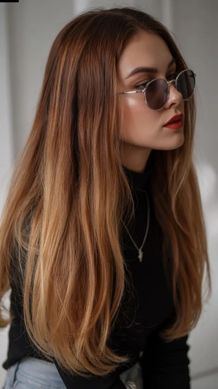 Winter haircuts and colors Soft Ombre With Natural Flow