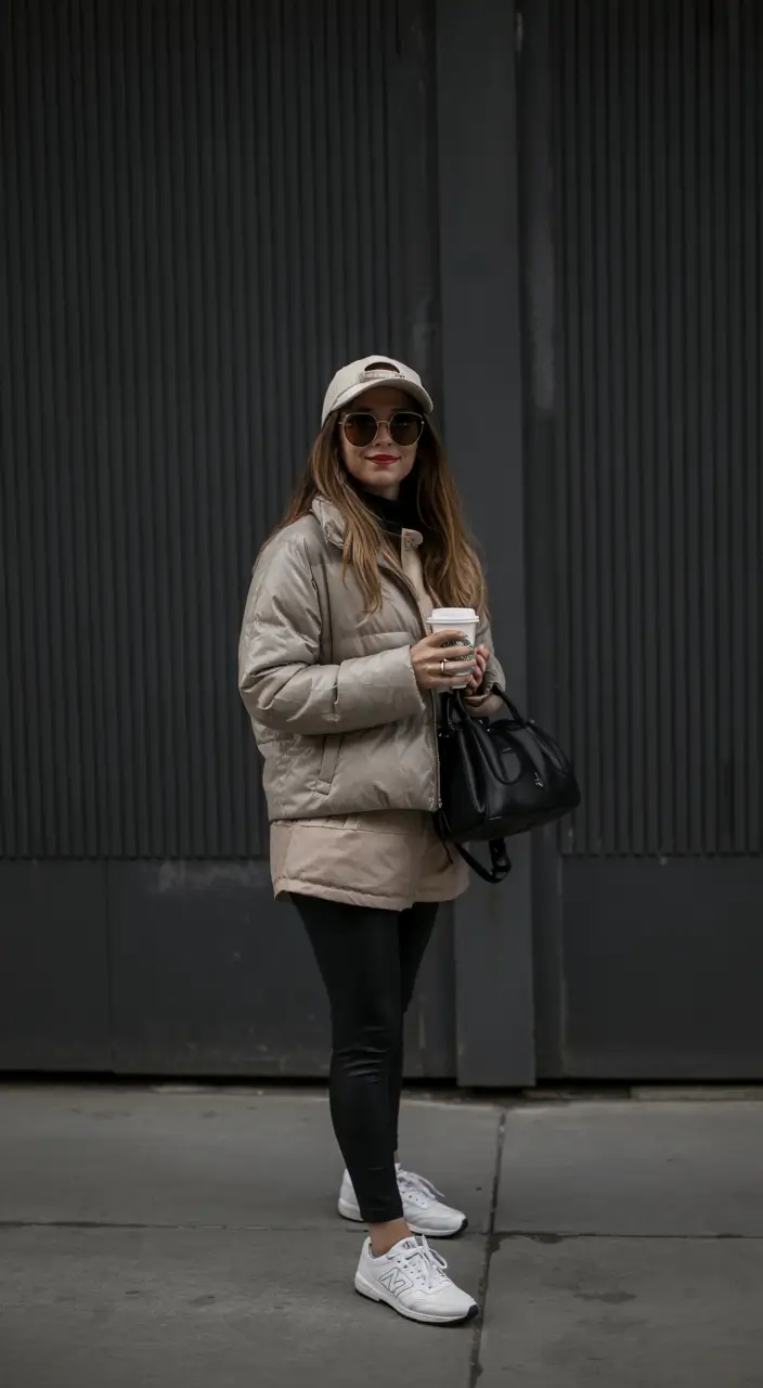 winter outfits cold Layered Puffers for Everyday Ease
