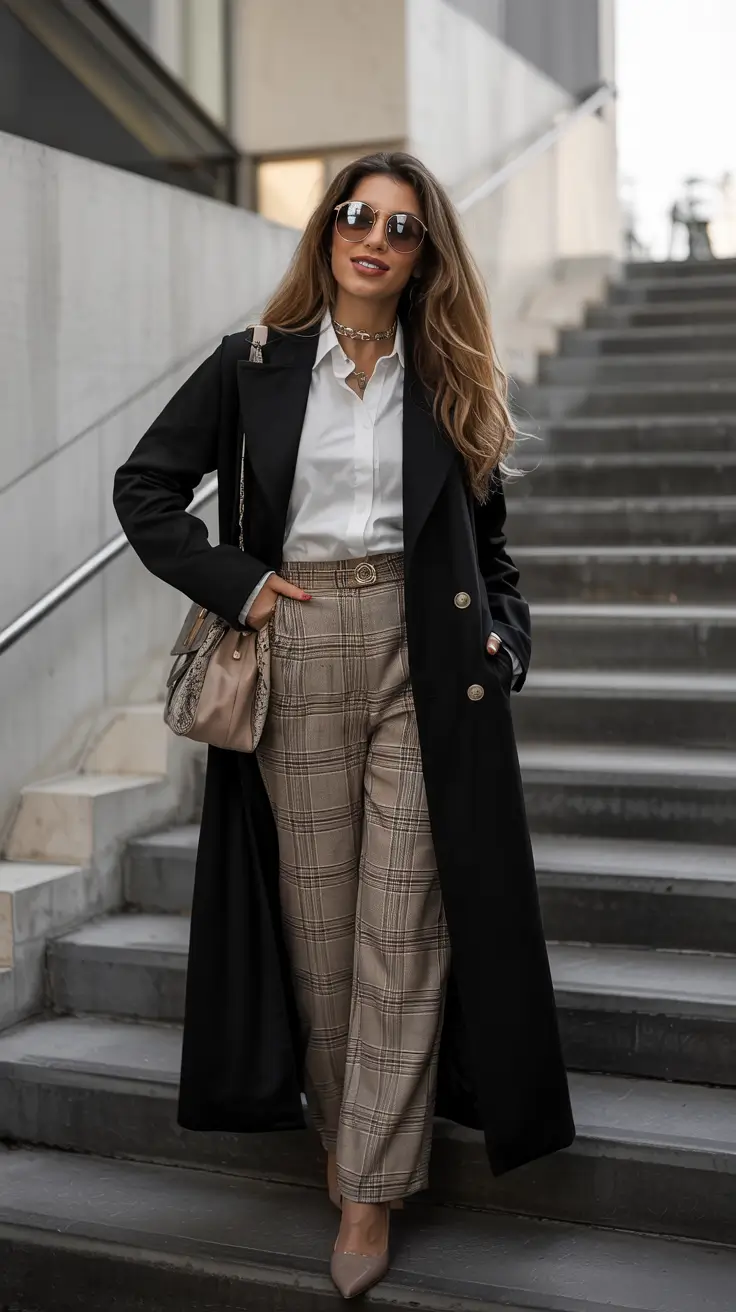 winter work outfits 2025 Classic Neutrals with a Modern Edge