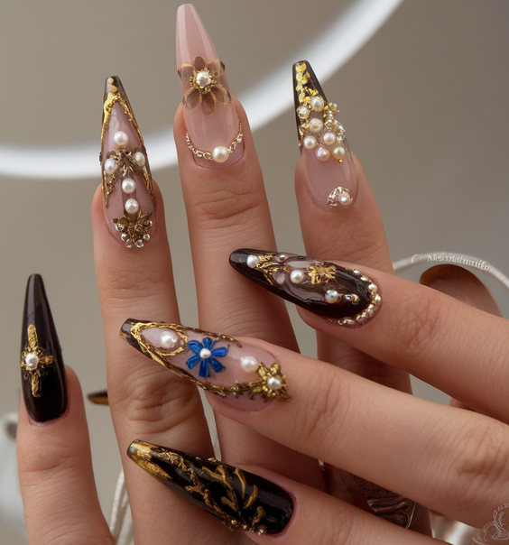 Fall 3D Nail Art Ideas 2025: Sculpted Florals, Pumpkins, and Pearls to Elevate Your Autumn Look