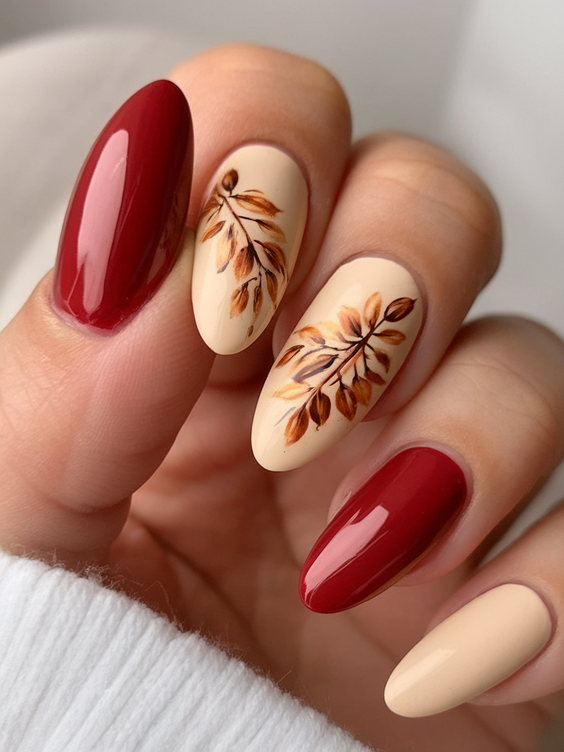 Fall Winter Nails Color 2025–2026: Trendy Seasonal Shades and Festive Nail Art Inspirations